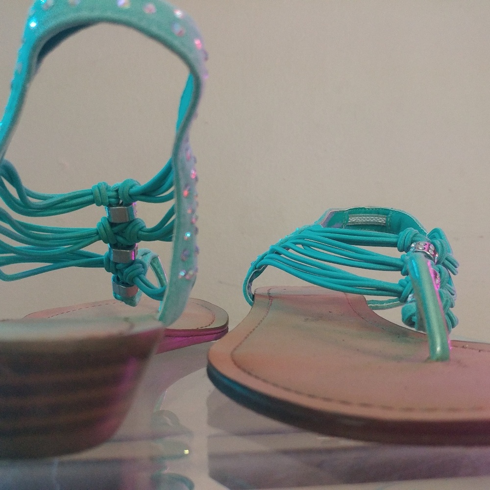 Strappy Sandals with Wedge Heel